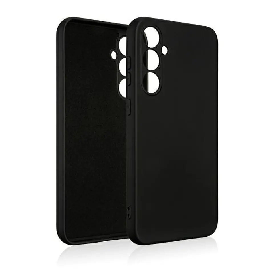 ⁨Beline Etui Silicone Samsung S23 FES711 czarny/black⁩ w sklepie Wasserman.eu