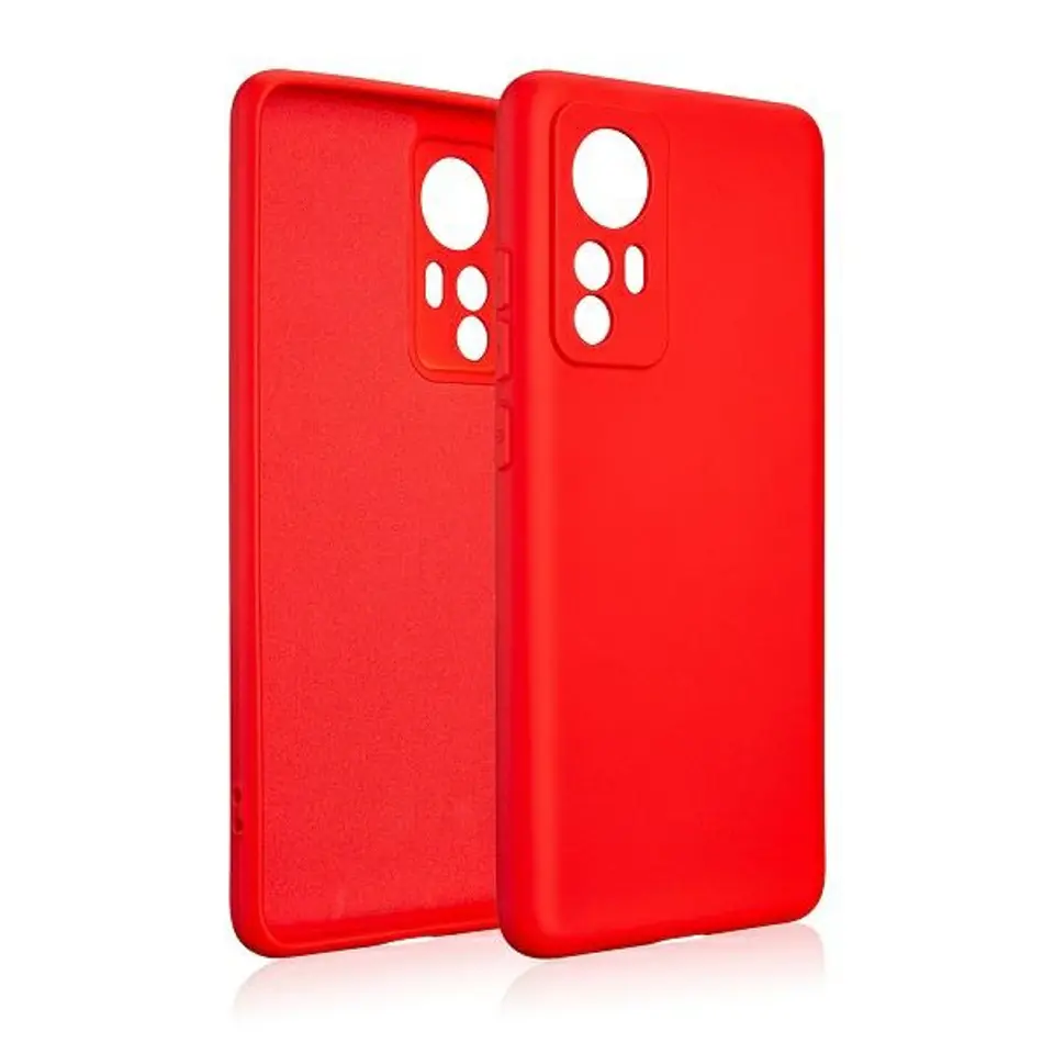 ⁨Beline Etui Silicone Xiaomi 12czerwony/red⁩ w sklepie Wasserman.eu