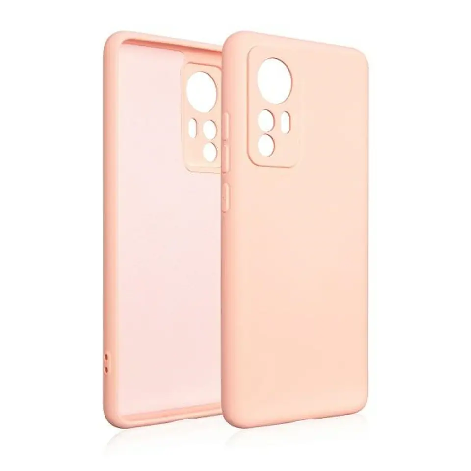 ⁨Beline Etui Silicone Xiaomi 12różowo-złoty/rose gold⁩ w sklepie Wasserman.eu