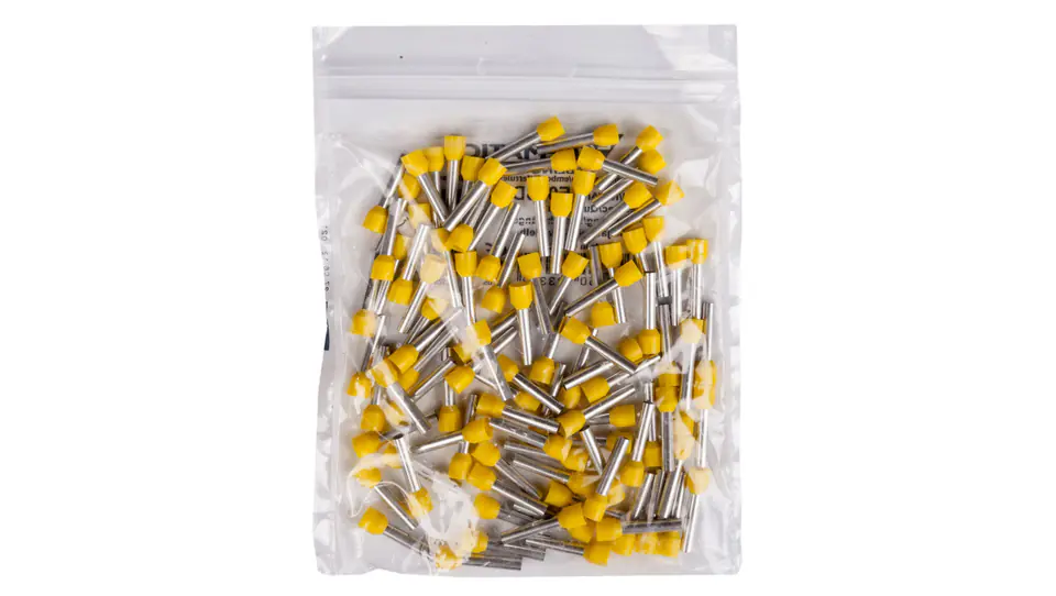 ⁨Insulated bootlace cable TI 6mm2/18mm yellow tinned TI6L18 /100pcs/⁩ at Wasserman.eu