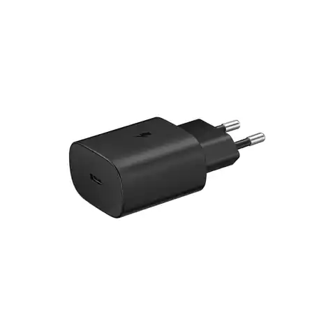 ⁨Wall charger 3.6A 25W Fast Power Delivery PD USB-C Type-C Single Black⁩ at Wasserman.eu