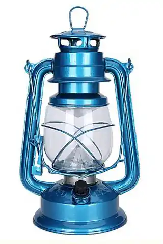 ⁨Dekoracyjna Lampa LED niebieski cyjan 190 mm⁩ w sklepie Wasserman.eu