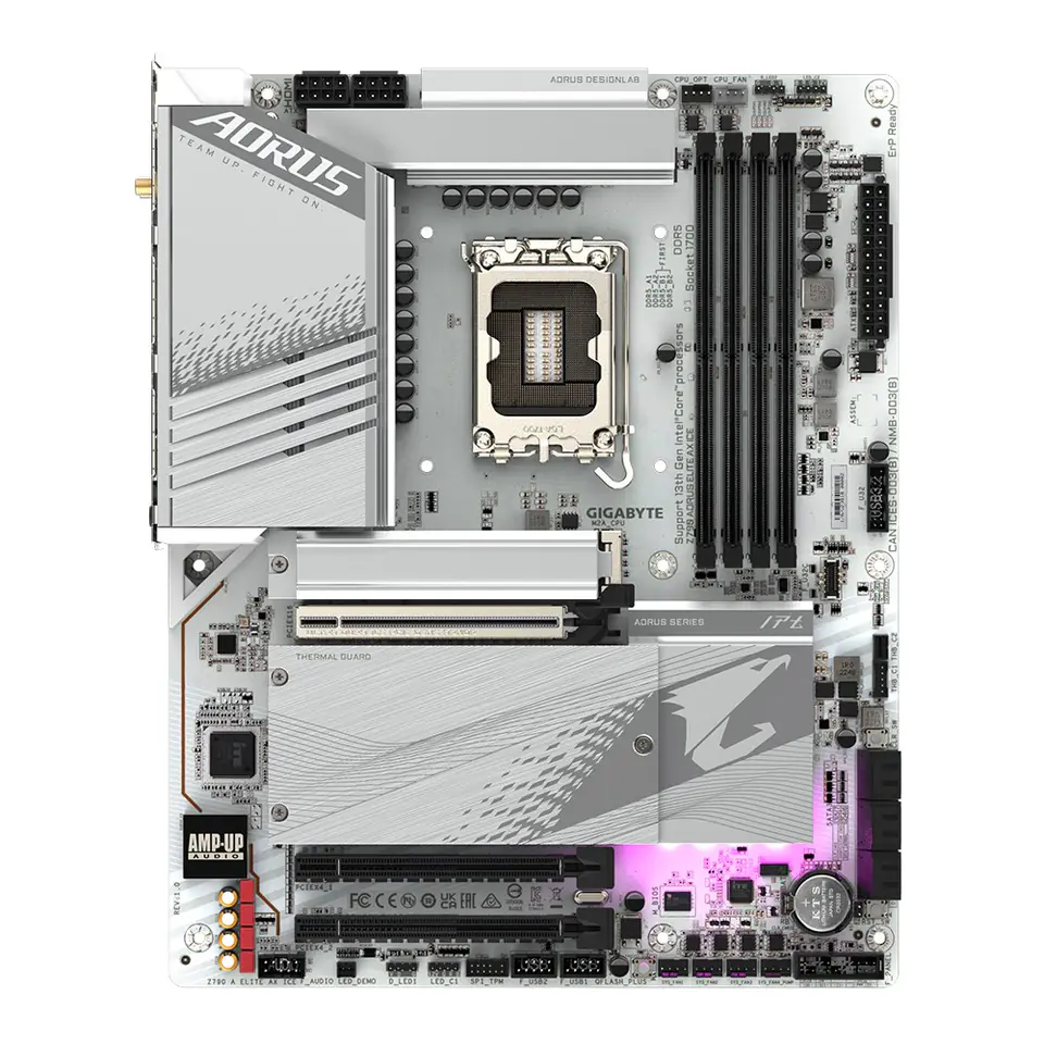 ⁨Gigabyte Z790 AORUS ELITE AX ICE motherboard Intel Z790 Express LGA 1700 ATX⁩ at Wasserman.eu