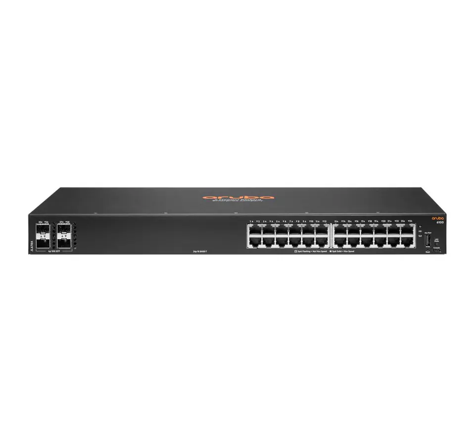 ⁨HPE Aruba 6100 Switch 24G 4SFP+⁩ at Wasserman.eu