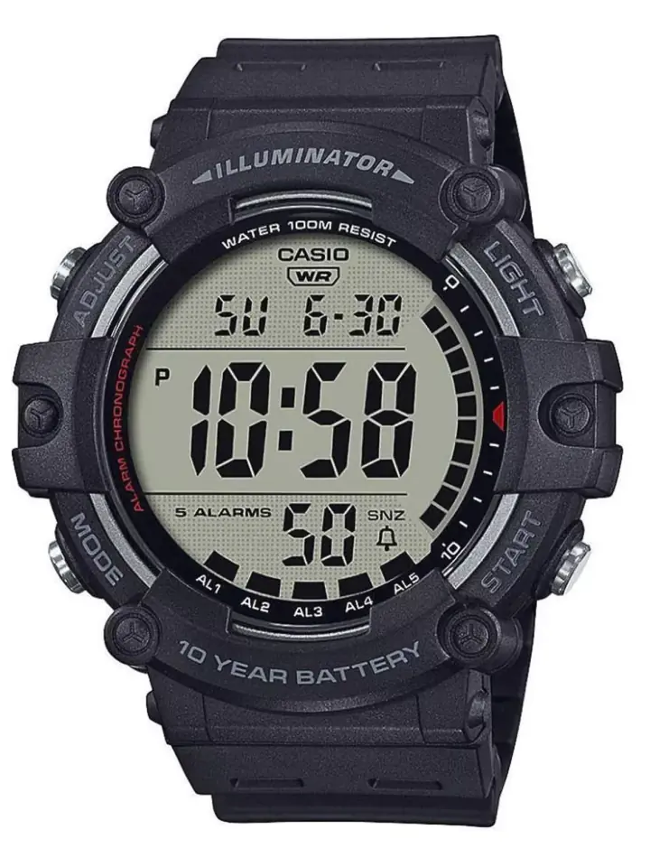 ZEGAREK MĘSKI CASIO SPORT ILLUMINATOR AE-1500WH-1A+ BOX w sklepie Wasserman.eu