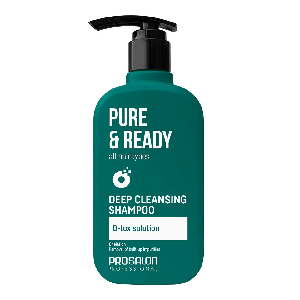 ⁨PROSALON Pure & Ready Szampon głęboko oczyszczający 375 ml⁩ w sklepie Wasserman.eu