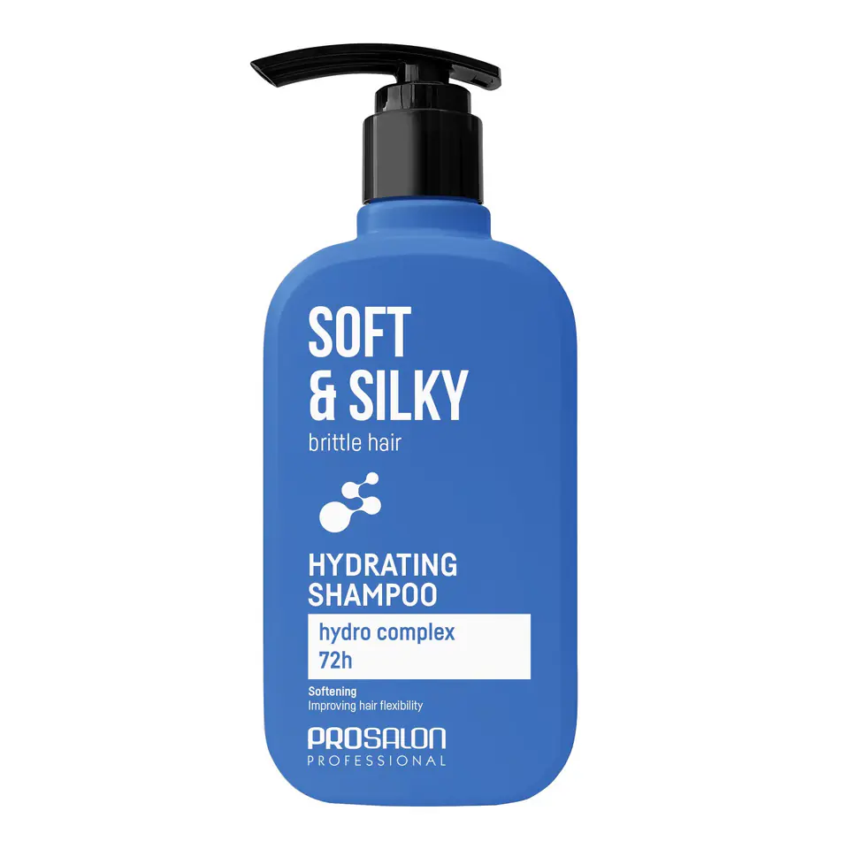 ⁨PROSALON Soft & Silky Nawilżający szampon do włosów 375 ml⁩ w sklepie Wasserman.eu