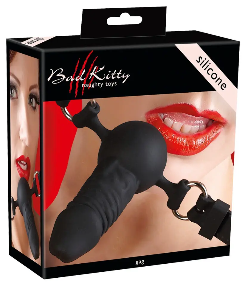 ⁨Bad Kitty Silicone Gag Penis⁩ at Wasserman.eu