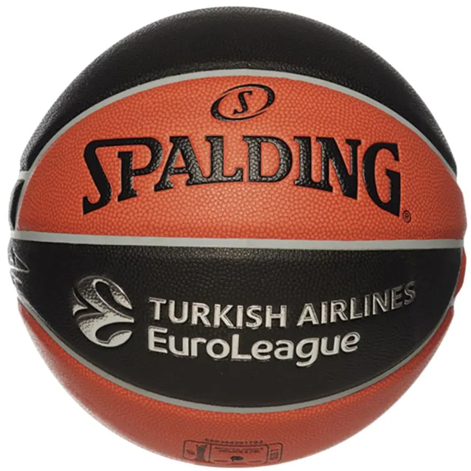 ⁨Piłka do koszykówki Spalding Euroleague TF-1000 Ball (kolor Brązowy. Czarny, rozmiar 7)⁩ w sklepie Wasserman.eu