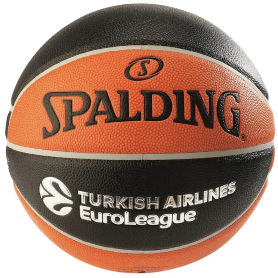 ⁨Piłka do koszykówki Spalding Euroleague TF-500 Ball (kolor Brązowy. Czarny, rozmiar 7)⁩ w sklepie Wasserman.eu