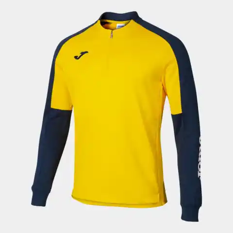 ⁨Bluza Joma Eco Championship Sweatshirt (kolor Granatowy. Żółty, rozmiar S)⁩ w sklepie Wasserman.eu