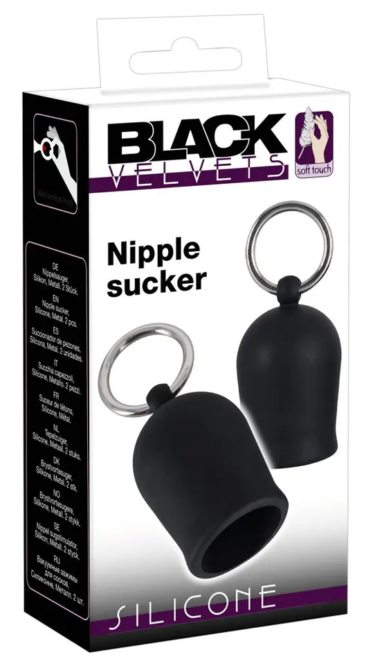 ⁨Nipple pumps Black Velvets⁩ at Wasserman.eu