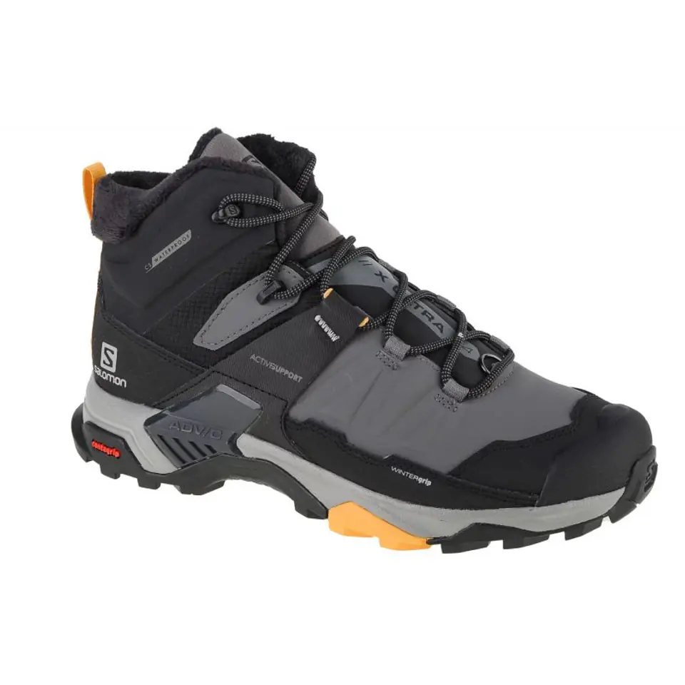 ⁨Buty Salomon X Ultra 4 Mid Winter TS M (kolor Szary/Srebrny, rozmiar 48)⁩ w sklepie Wasserman.eu