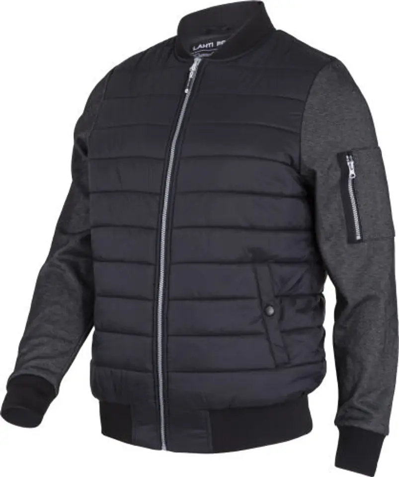 ⁨Insulated sweatshirt "bomber" black,"s", ce, lahti⁩ at Wasserman.eu