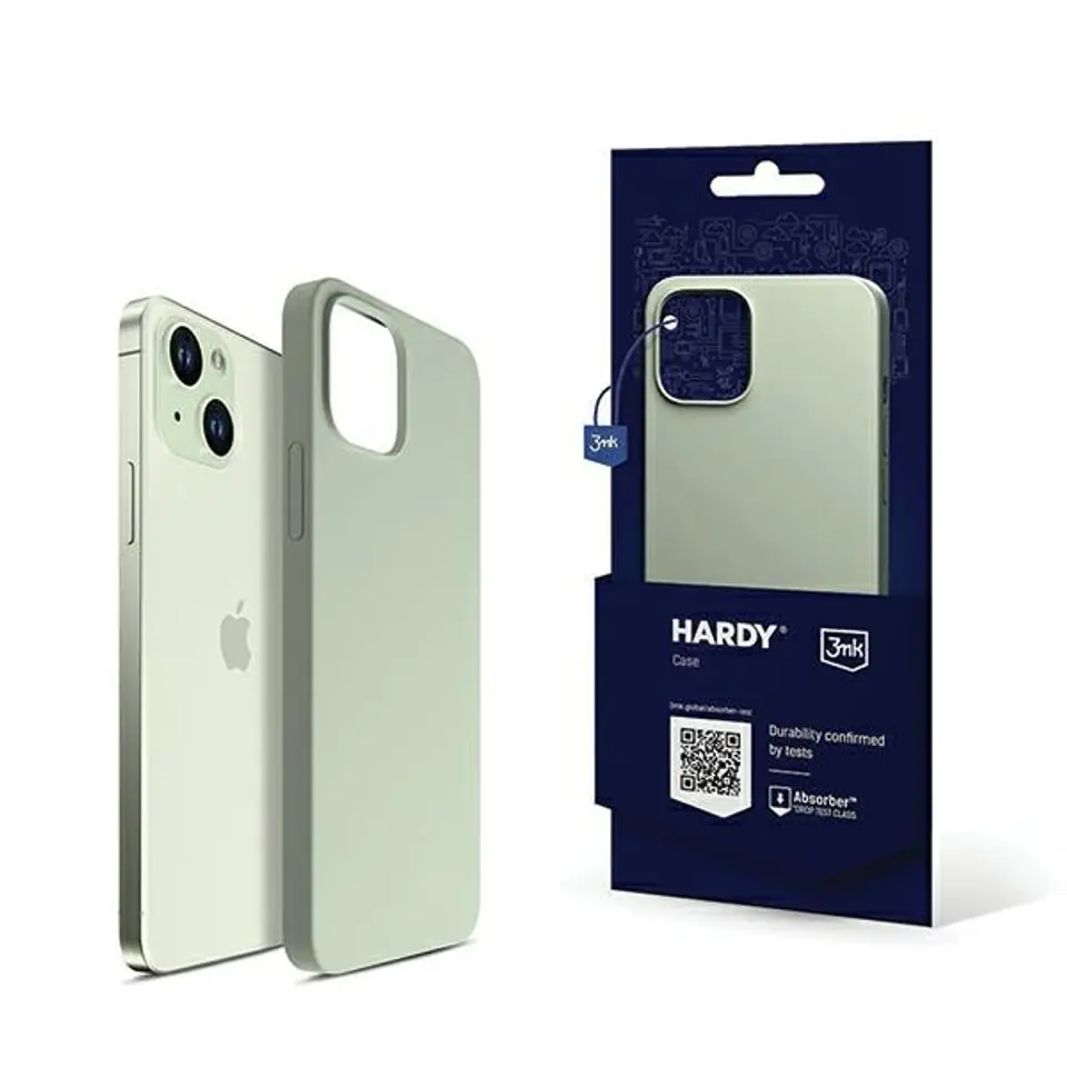 ⁨3MK Hardy Case iPhone 15 6.1"zielony/green MagSafe⁩ w sklepie Wasserman.eu