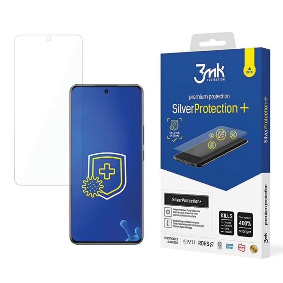 ⁨3MK SilverProtect+ Realme GT5 FoliaAntymikrobowa montowana na mokro⁩ w sklepie Wasserman.eu