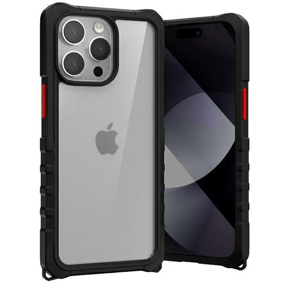 ⁨Mercury Bumper Pop Case iPhone 15 Pro Max 6,7" czarny /black⁩ w sklepie Wasserman.eu