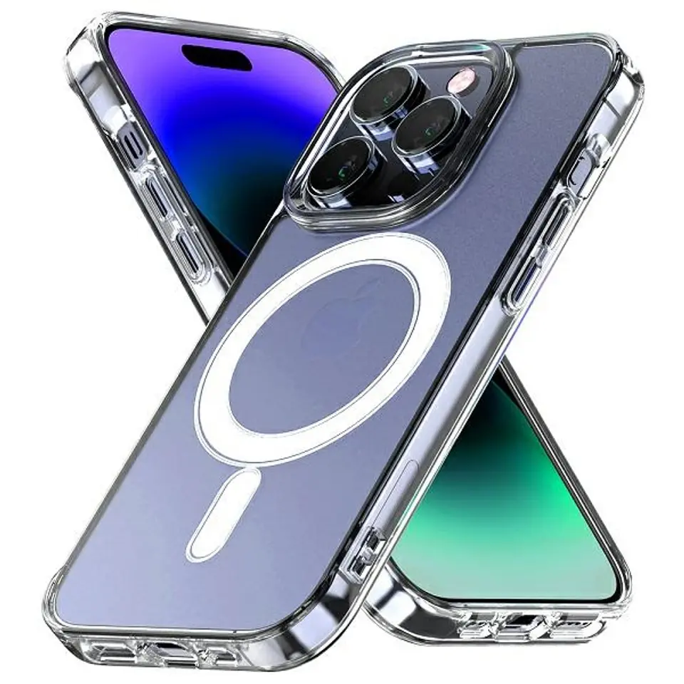 ⁨Mercury etui MagSafe Jelhard iPhone 14 Plus / 15 Plus 6,7" transparent⁩ w sklepie Wasserman.eu