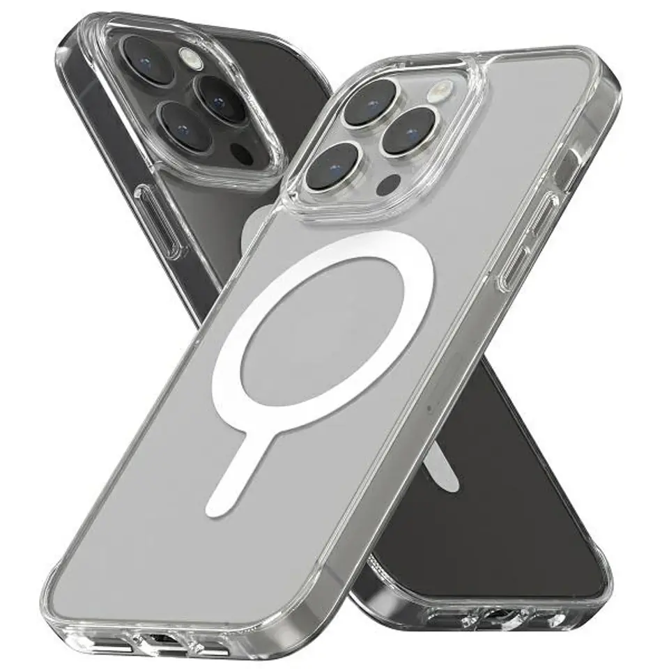 ⁨Mercury etui MagSafe Jelhard iPhone 15Pro Max 6,7" transparent⁩ w sklepie Wasserman.eu