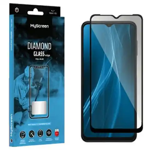 ⁨MS Diamond Glass Edge FG Honor X7b czarny/black Full Glue⁩ w sklepie Wasserman.eu