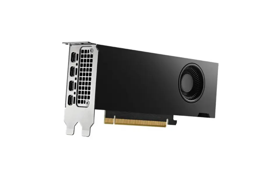 ⁨Graphics card PNY NVIDIA RTX 4000 SFF Ada Generation, 20 GB GDDR6 160-bit,  PCIe 4.0 x16, Dual Slot, 4x Mini DP 1.4a, LP - ATX bracket, small box⁩ at Wasserman.eu