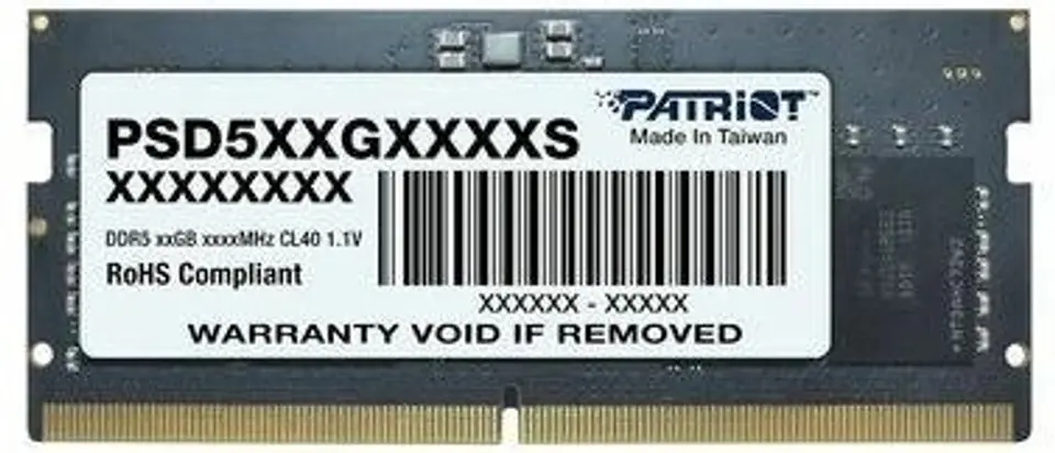 ⁨RAM Patriot Signature 32GB (1x32GB) DDR5 5600MHz CL46 SODIMM⁩ at Wasserman.eu