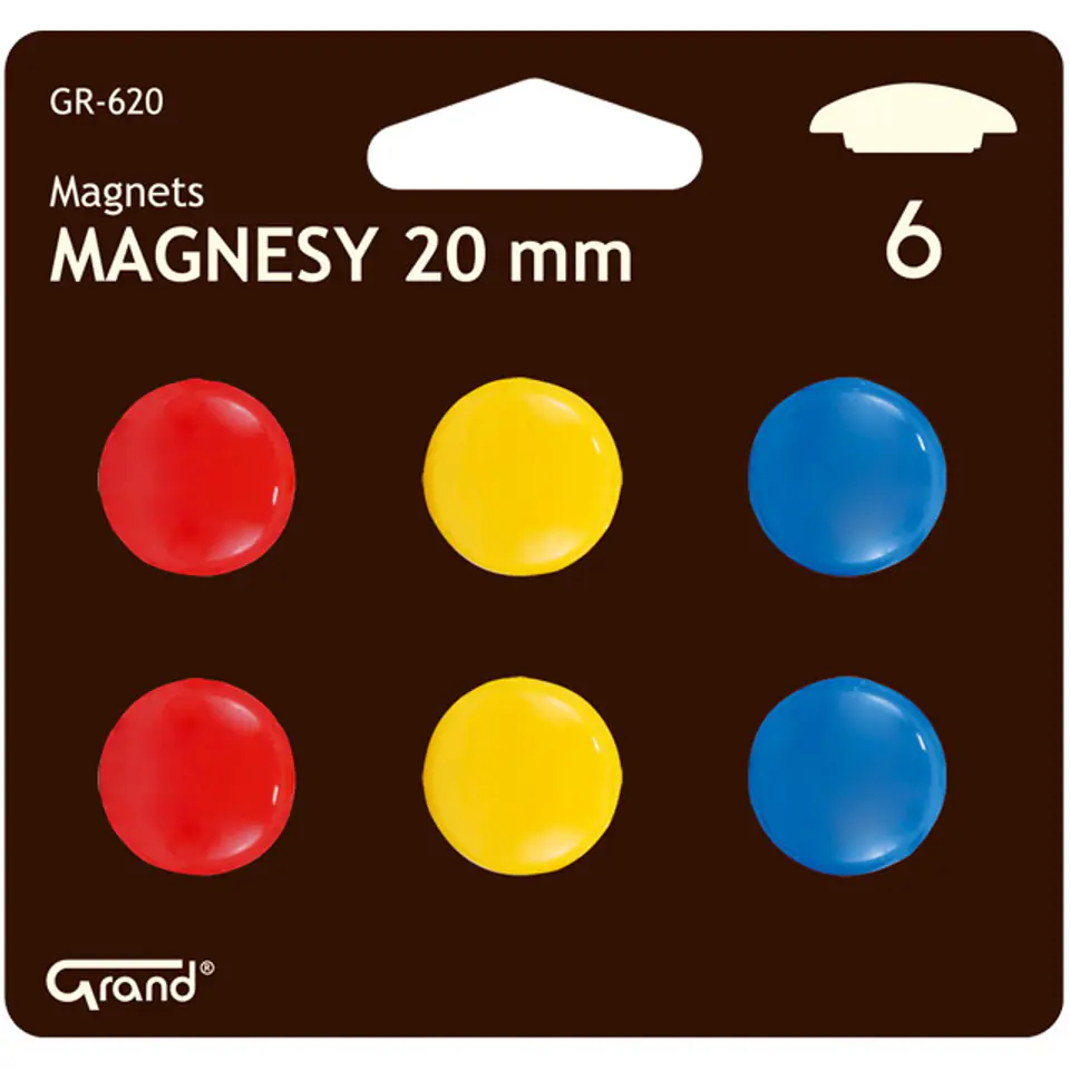 ⁨Magnesy CM-20mm blister GR-620 130-1549 GRAND⁩ w sklepie Wasserman.eu