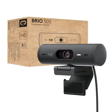⁨Logitech Brio 505 webcam 4 MP 1920 x⁩ w sklepie Wasserman.eu