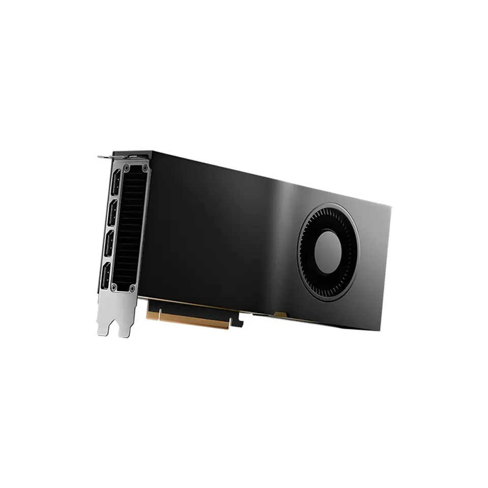 ⁨Graphics card PNY NVIDIA RTX 5000 Ada Generation, 32 GB GDDR6 ECC 256-bit, PCIe 4.0 x16, Dual Slot, 4x DP 1.4a, ATX - ATX bracket, 1x 16-pin power supply cable, small box⁩ at Wasserman.eu