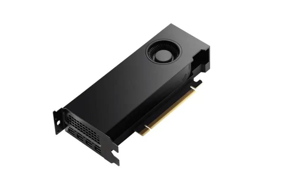 ⁨Graphics card PNY NVIDIA RTX 4000 SFF Ada Generation, 20 GB GDDR6 160-bit,  PCIe 4.0 x16, Dual Slot, 4x Mini DP 1.4a, LP - ATX bracket, Retail, 1x mDP to DP adapter⁩ at Wasserman.eu