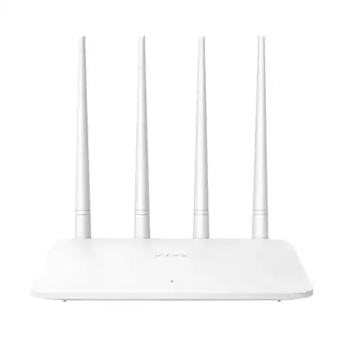 ⁨Tenda F6 wireless router Fast Ethernet Single-band (2.4 GHz) White⁩ at Wasserman.eu