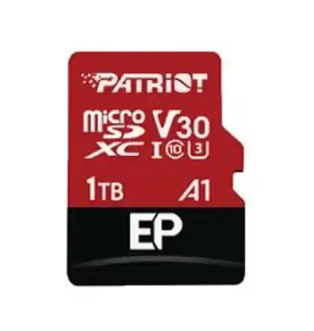 ⁨Patriot EP Pro Micro SDXC 1TB 90/80 MB/s A1 V30 U3 Class10⁩ w sklepie Wasserman.eu
