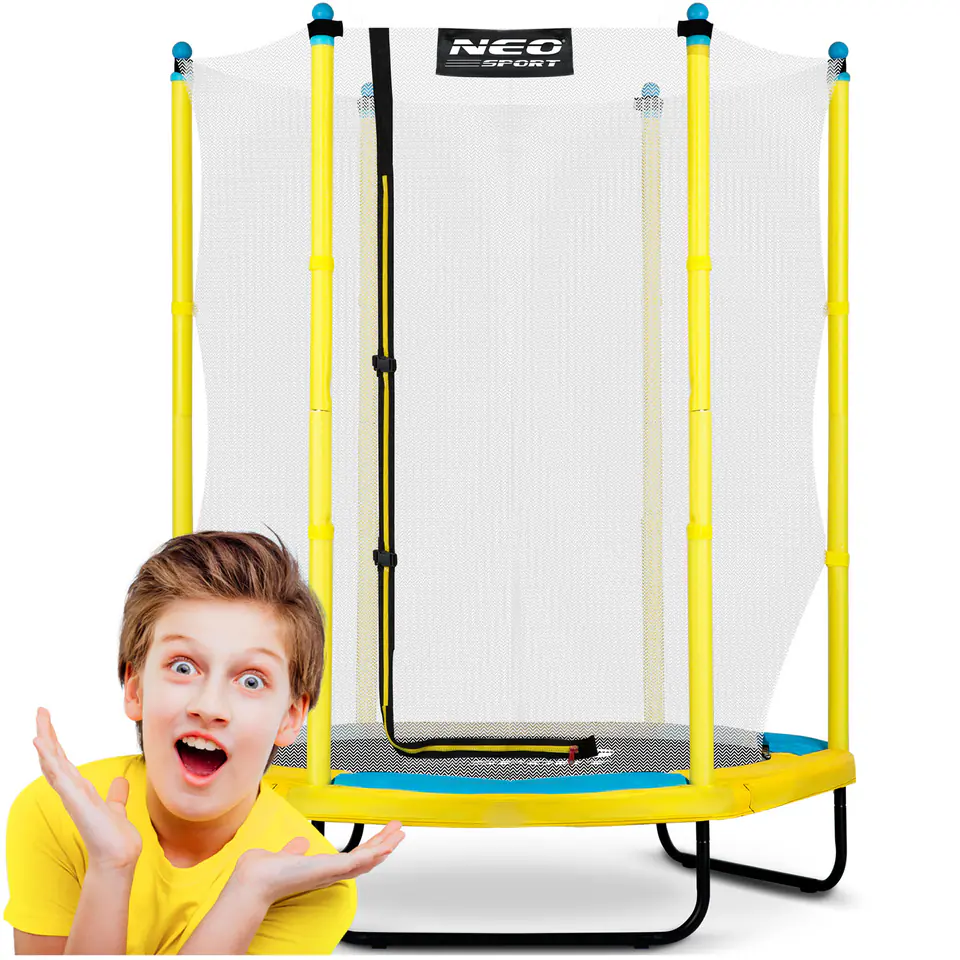 ⁨Trampolina ogrodowa dla dzieci 140 cm 4,5ft Neo-Sport⁩ w sklepie Wasserman.eu