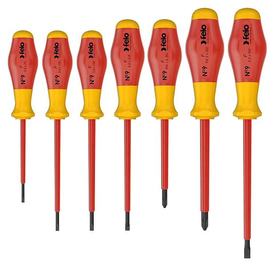 ⁨FELO VDE SCREWDRIVER SET [7 PCS.].⁩ at Wasserman.eu