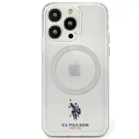 ⁨US Polo USHMP15SUCIT iPhone 15 / 14 / 13 6.1" transparent MagSafe Collection⁩ w sklepie Wasserman.eu