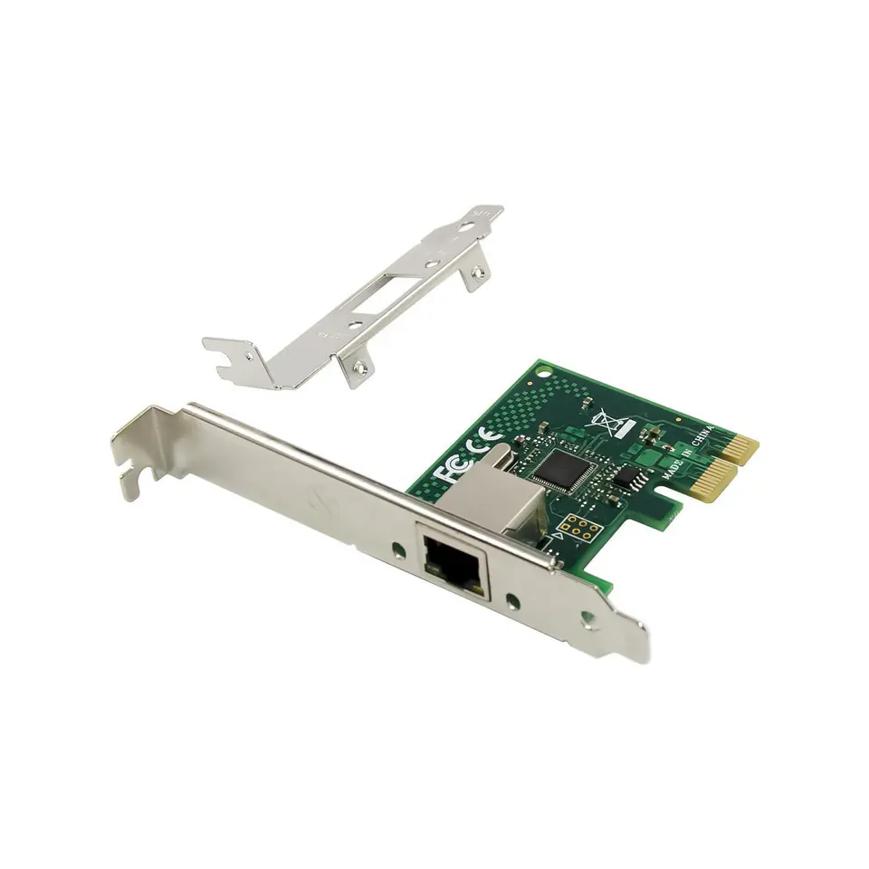 ⁨MicroConnect 1 port RJ45 network card, PCIe⁩ w sklepie Wasserman.eu