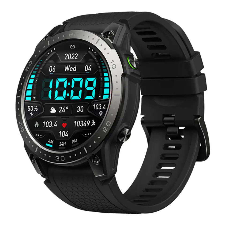 ⁨Smartwatch Zeblaze Ares 3 Pro (Czarny)⁩ w sklepie Wasserman.eu