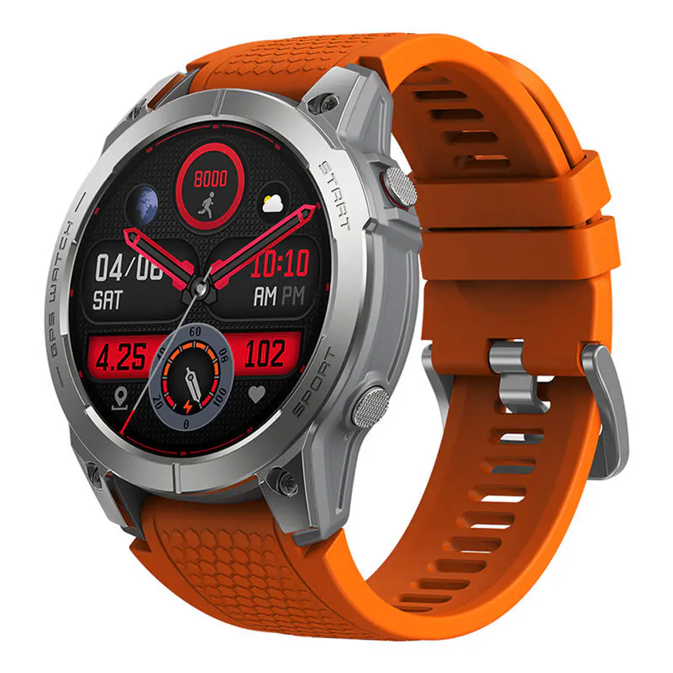 ⁨Smartwatch Zeblaze Stratos 3 (Pomarańczowy)⁩ w sklepie Wasserman.eu