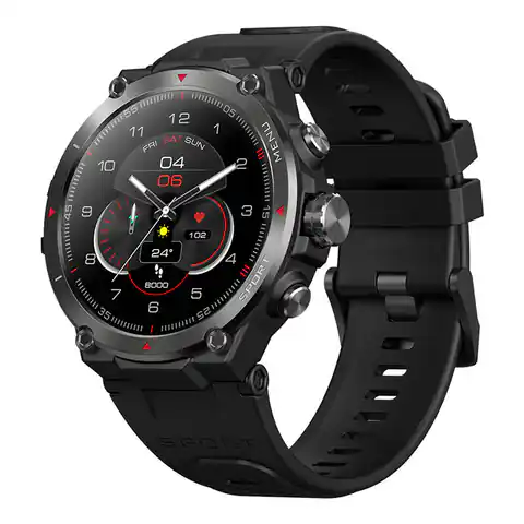 ⁨Smartwatch Zeblaze Stratos 2 (Czarny)⁩ w sklepie Wasserman.eu