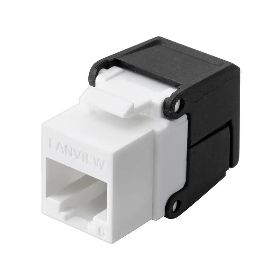 Lanview Cat6 Unshielded flip jack w sklepie Wasserman.eu
