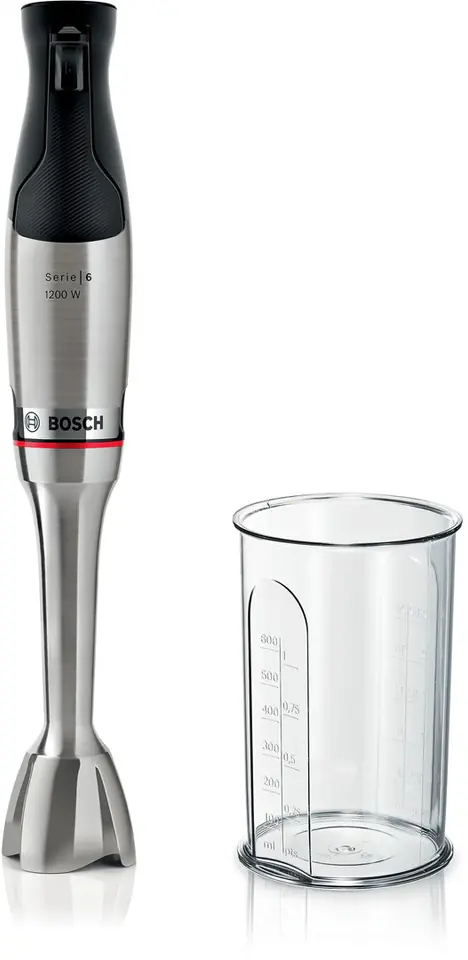 Bosch Serie 6 MSM6M810 blender 0.6 L Immersion blender 1200 W Stainless steel at Wasserman.eu