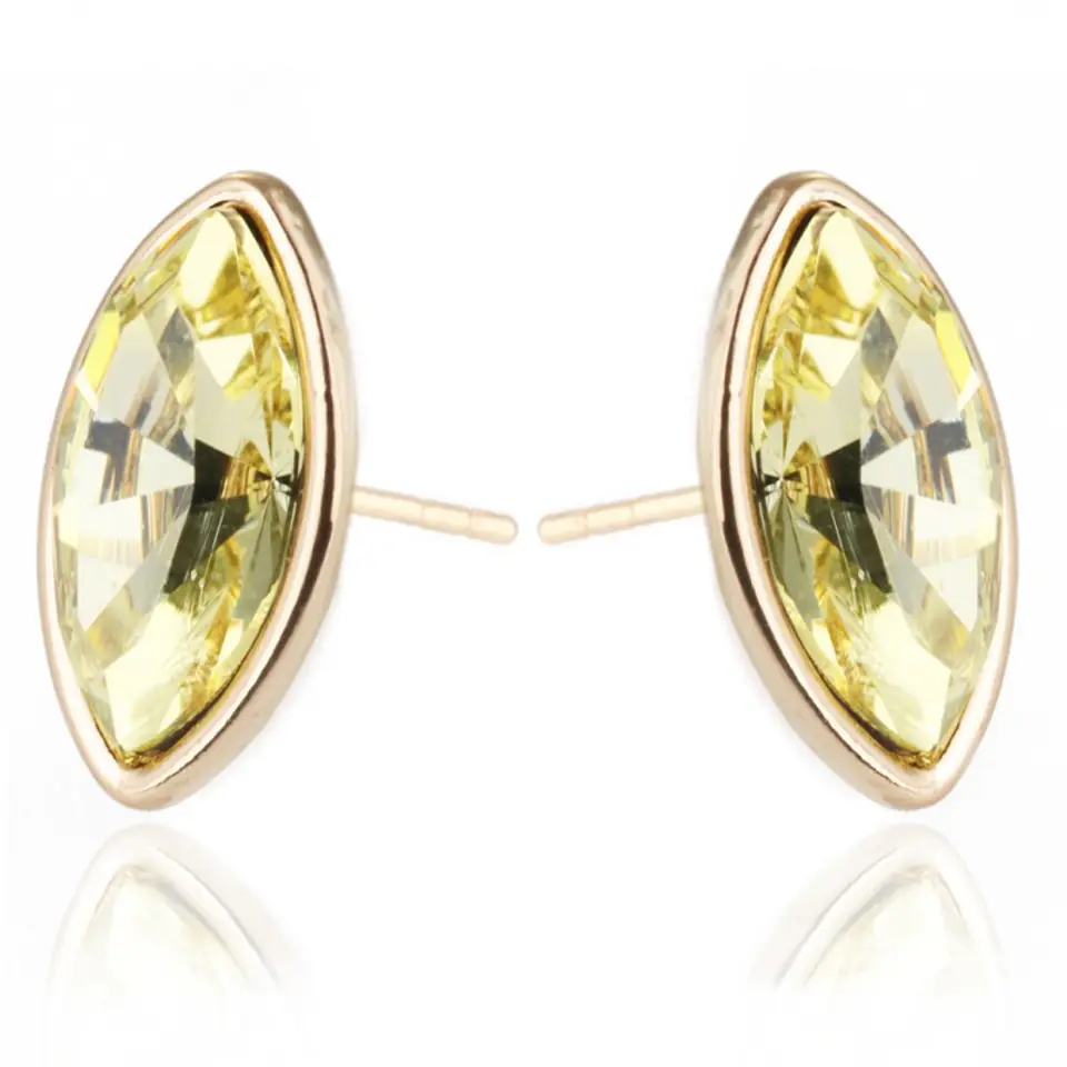 ⁨Gold-plated stainless steel earrings KST2369⁩ at Wasserman.eu