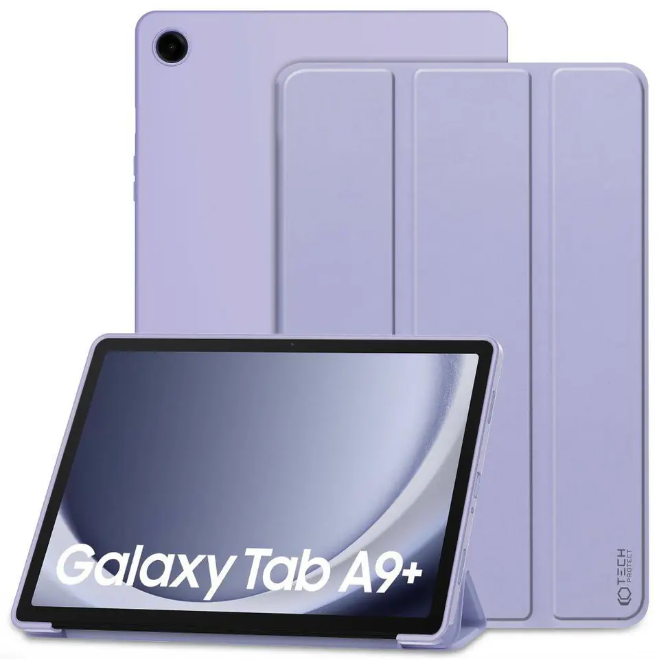 ⁨Etui SAMSUNG GALAXY TAB A9+ 11.0 Tech-Protect SmartCase fioletowe⁩ w sklepie Wasserman.eu