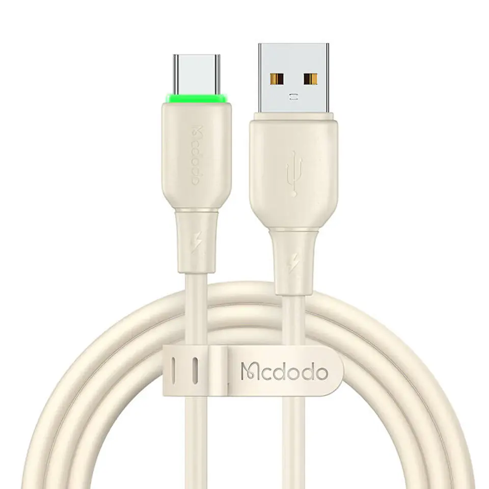 ⁨Kabel USB-C Mcdodo CA-4750 1.2m (beżowy)⁩ w sklepie Wasserman.eu