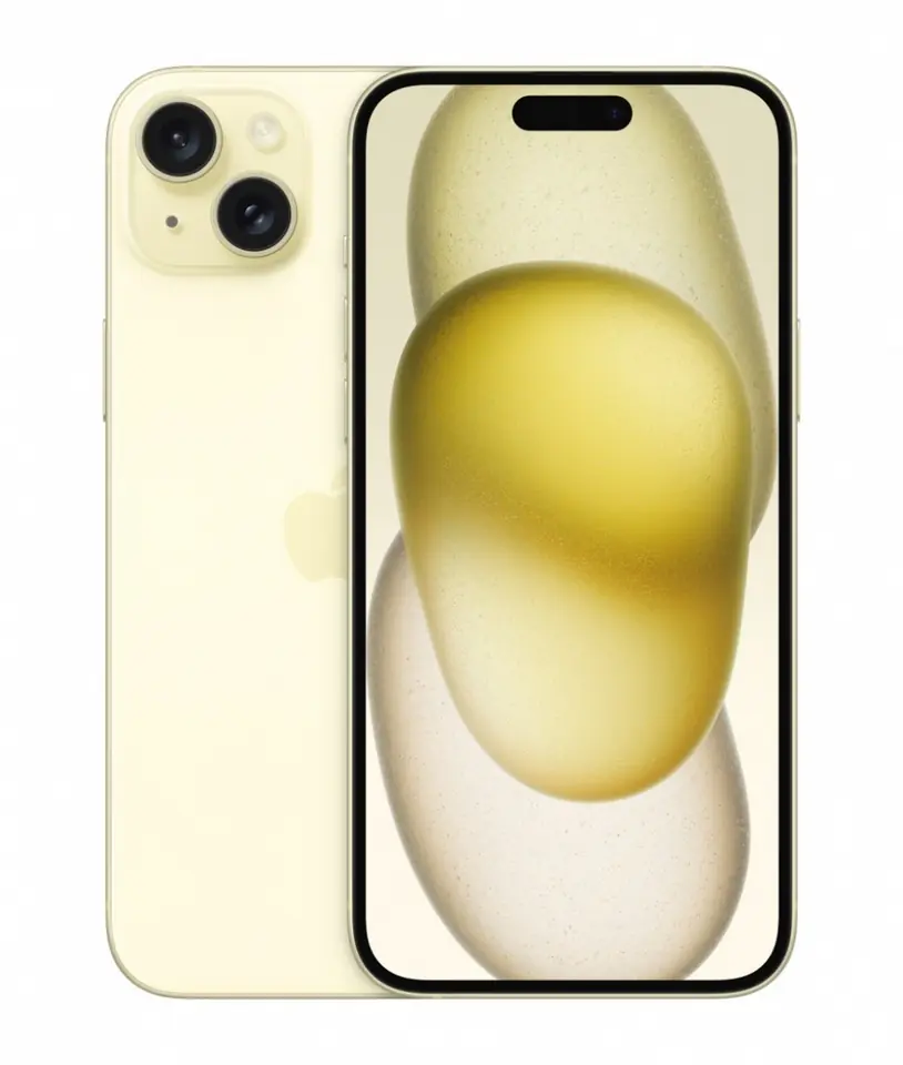 ⁨Smartphone APPLE iPhone 15 Plus 128GB żółty MU123PX/A⁩ w sklepie Wasserman.eu