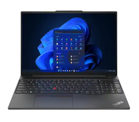 ⁨Lenovo ThinkPad E16 Laptop 40.6 cm (16") WUXGA Intel® Core™ i5 i5-1335U 16 GB DDR4-SDRAM 512 GB SSD Wi-Fi 6 (802.11ax) Windows 11 Pro Black⁩ at Wasserman.eu