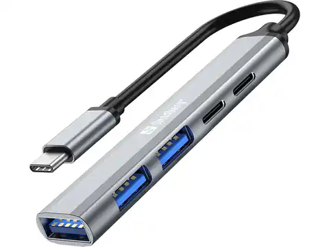 ⁨Sandberg USB-C to 3xUSB-A+2xUSB-C SAVER⁩ w sklepie Wasserman.eu