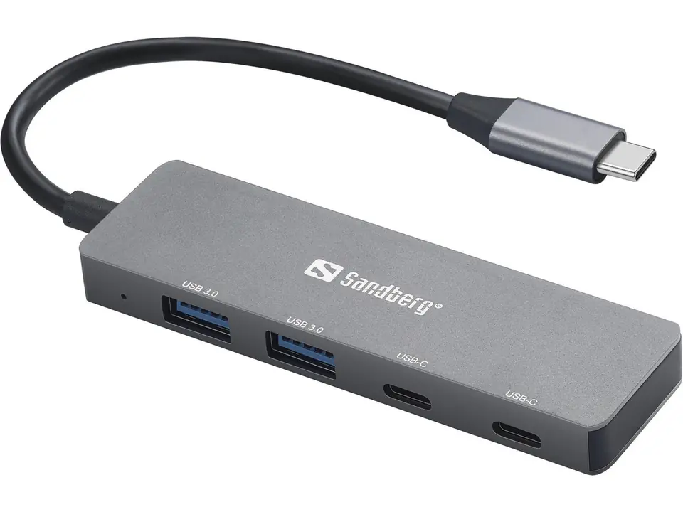 ⁨Sandberg USB-C to 2xUSB-A+2xUSB-C Hub⁩ w sklepie Wasserman.eu