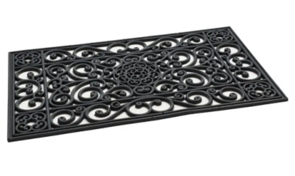 ⁨WIPER IRON MAT BLACK 1 45*75CM⁩ at Wasserman.eu