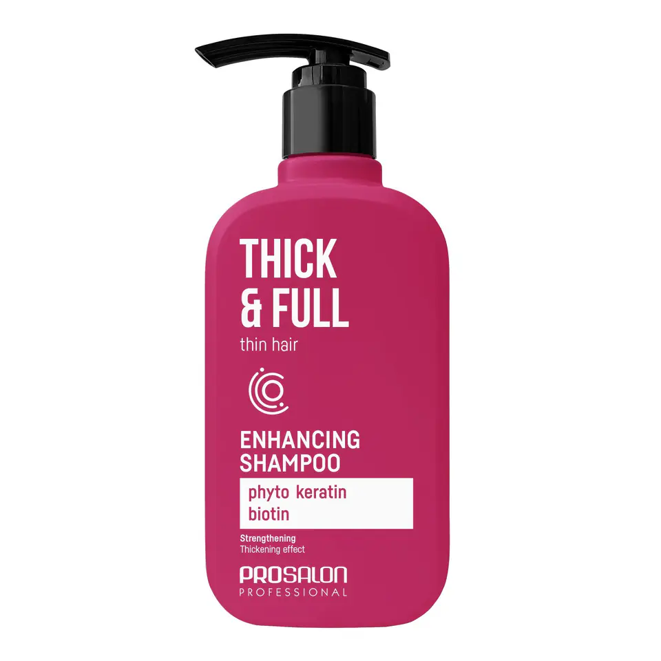 ⁨PROSALON Thick & Full Wzmacniający szampon do włosów 375 ml⁩ w sklepie Wasserman.eu